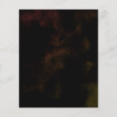 予算誕生日スカルとバラパーティの招待状 (裏面)