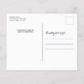 予算警察クリスマス法執行はがき (裏面)