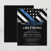 予算警察ブルーライン法執行退職 (正面/裏面)