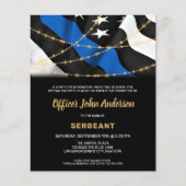 予算警察プロモーション法執行招待状 (正面)