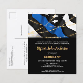 予算警察プロモーション法執行招待状