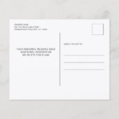 予算警察退職法執行招待状 (裏面)