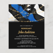 予算警察退職法執行招待状 (正面)