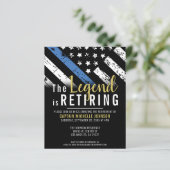 予算警察退職金シンブルーライン招待状 (スタンド正面)