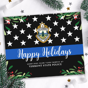 予算警察部クリスマスカードブルーライン ポストカード