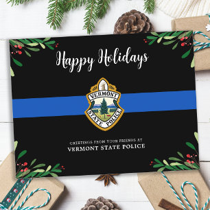 予算警察部クリスマス法執行 ポストカード
