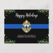 予算警察部クリスマス法執行 ポストカード (正面)