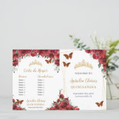 予算赤フローラキンセアニェラ受注イベントプログラム (スタンド正面)