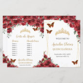 予算赤フローラキンセアニェラ受注イベントプログラム (正面/裏面)