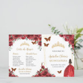 予算赤フローラキンセアニェラ受注イベントプログラム (スタンド正面)