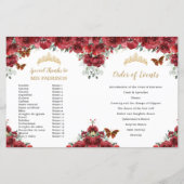 予算赤フローラキンセアニェラ受注イベントプログラム (裏面)