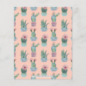 予算赤面カボスブライダルシャワー招待 (裏面)