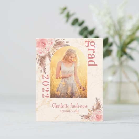 予算赤面パンパスグラス感謝してい卒業あなた (スタンド正面)