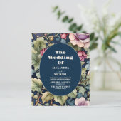 予算赤面ピンクウォーターカラーフローラ牡丹結婚ズ (スタンド正面)