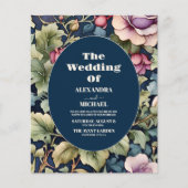 予算赤面ピンクウォーターカラーフローラ牡丹結婚ズ (正面)