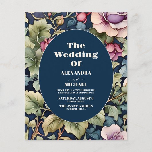 予算赤面ピンクウォーターカラーフローラ牡丹結婚ズ (正面)