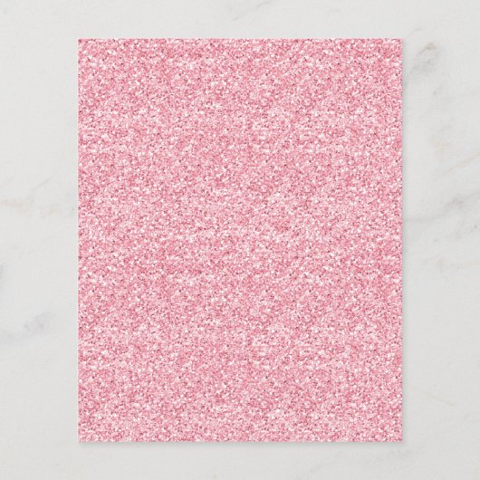 予算赤面ピンクグリッタードリップズ任意の年誕生日 (裏面)