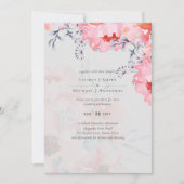 予算赤面ピンクフローラダスティブルー結婚ズ (正面)