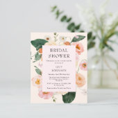 予算赤面ピンクフローラブライダルシャワー (スタンド正面)