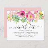 予算赤面ピンク多肉性フローラ日付の保存 (正面/裏面)