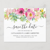 予算赤面ピンク多肉性フローラ日付の保存 (正面)