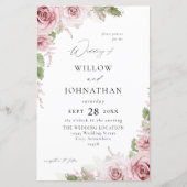 予算赤面ピンク結婚フローラ (正面)