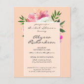 予算赤面ピンク&ホワイトフローラ- 2Bブライダルシャワー (正面)