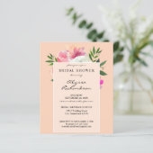 予算赤面ピンク&ホワイトフローラ- 2Cブライダルシャワー (スタンド正面)