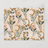 予算赤面フローラムーンカップルズシャワー招待状 (裏面)