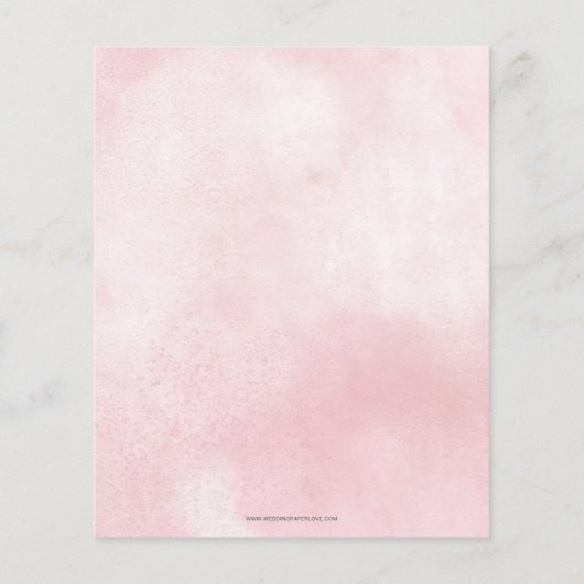 予算赤面フローラ結婚ズドレスブライダルシャワー (裏面)