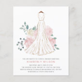 予算赤面フローラ結婚ズドレスブライダルシャワー (正面)