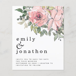 予算赤面花模様結婚式日付の保存