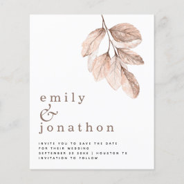 予算赤面葉の結婚式日付の保存