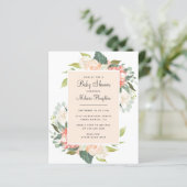 予算赤面&ピーチウォーター色フローラベビーシャワー (スタンド正面)