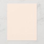 予算赤面&ピーチウォーター色フローラベビーシャワー (裏面)