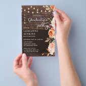 予算赤面&ピーチフローラ素朴グラッドメディア チラシ (ハンドル)