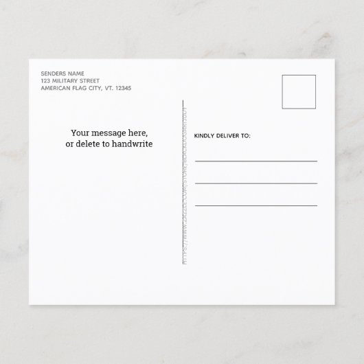 予算軍隊の動くアナウンス米国国旗 (裏面)