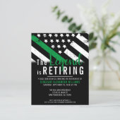 予算軍隊退職軍パーティの招待状 (スタンド正面)