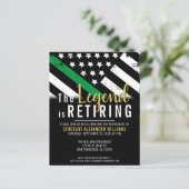 予算軍隊退職軍パーティの招待状 (スタンド正面)