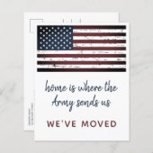 予算軍隊PCS移動引っ越しました軍の移動 (正面/裏面)