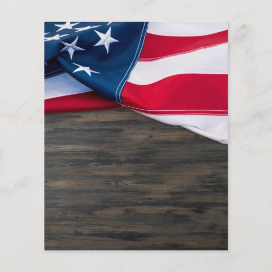 予算退役軍人愛国的な生活のお祝いの招待 (裏面)