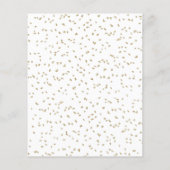 予算退職パーティー紙吹雪スクリプト招待状 (裏面)