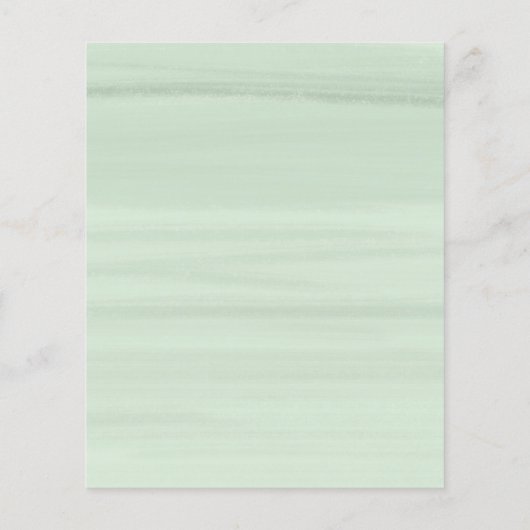 予算金ゴールドと水彩フローラブライダルシャワー (裏面)