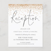 予算金ゴールドグリッターウェディングレセプション詳細 (正面)