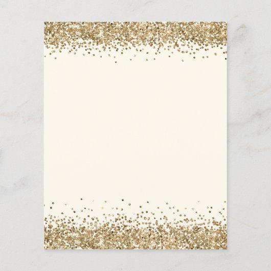 予算金ゴールドグリッタークリーム婚約ありがとう (裏面)