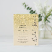 予算金ゴールドグリッターブライダルシャワー (スタンド正面)