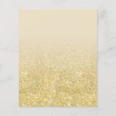 予算金ゴールドグリッターブライダルシャワー (裏面)