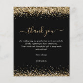 予算金ゴールドグリッターブラック2024卒業感謝してい (正面)