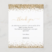 予算金ゴールドグリッターホワイト2024卒業感謝してい (正面)