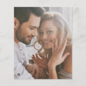 予算金ゴールドグリッター写真彼女はYes婚約 (裏面)